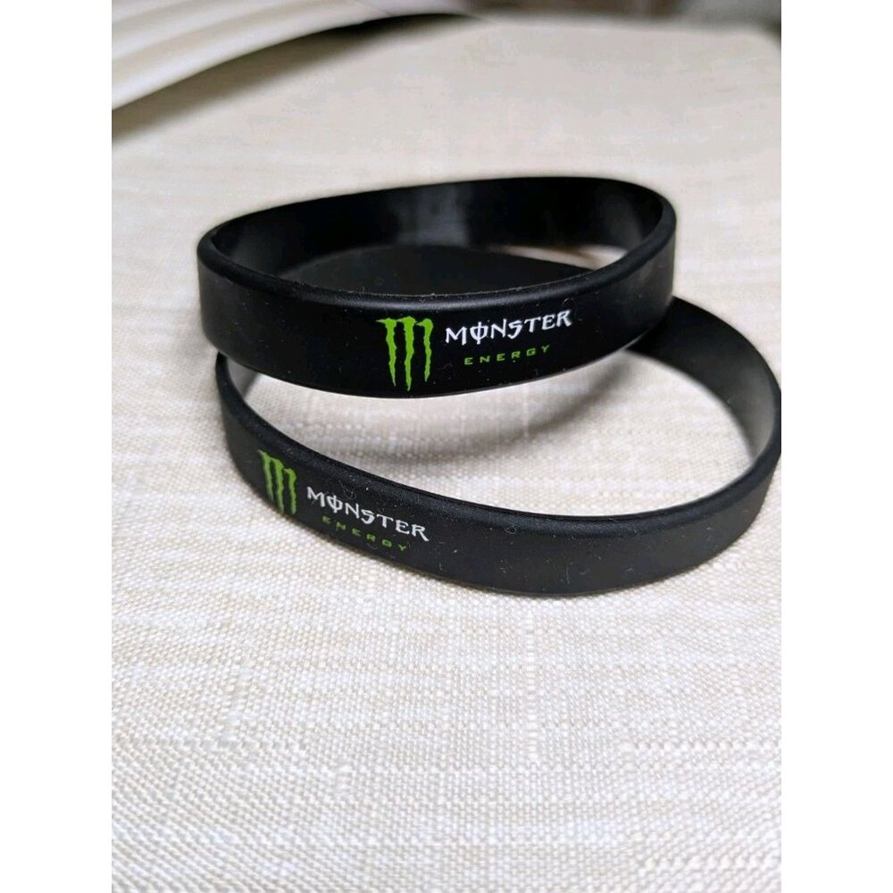 Monster Energy Silicone Wristband Lot‎ of 2 - Picture 2 of 10